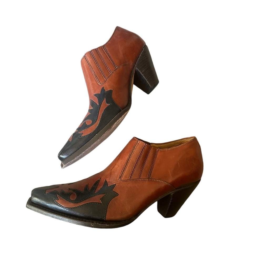 Charlie 1 Horse Lucchese Western Ankle Boots Sz 7.5